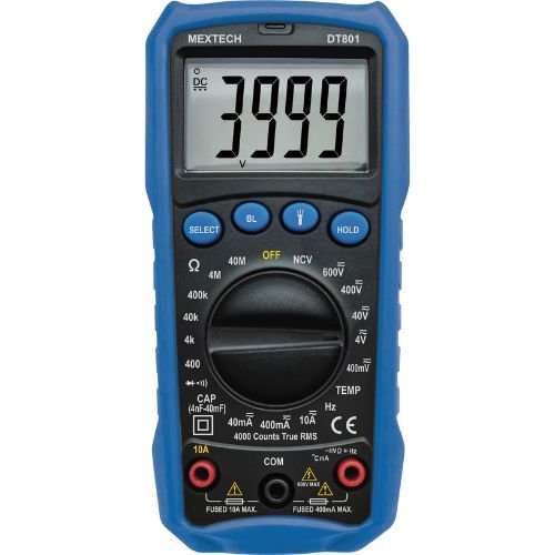 Mextech DT 801 Digital True RMS Multimeter